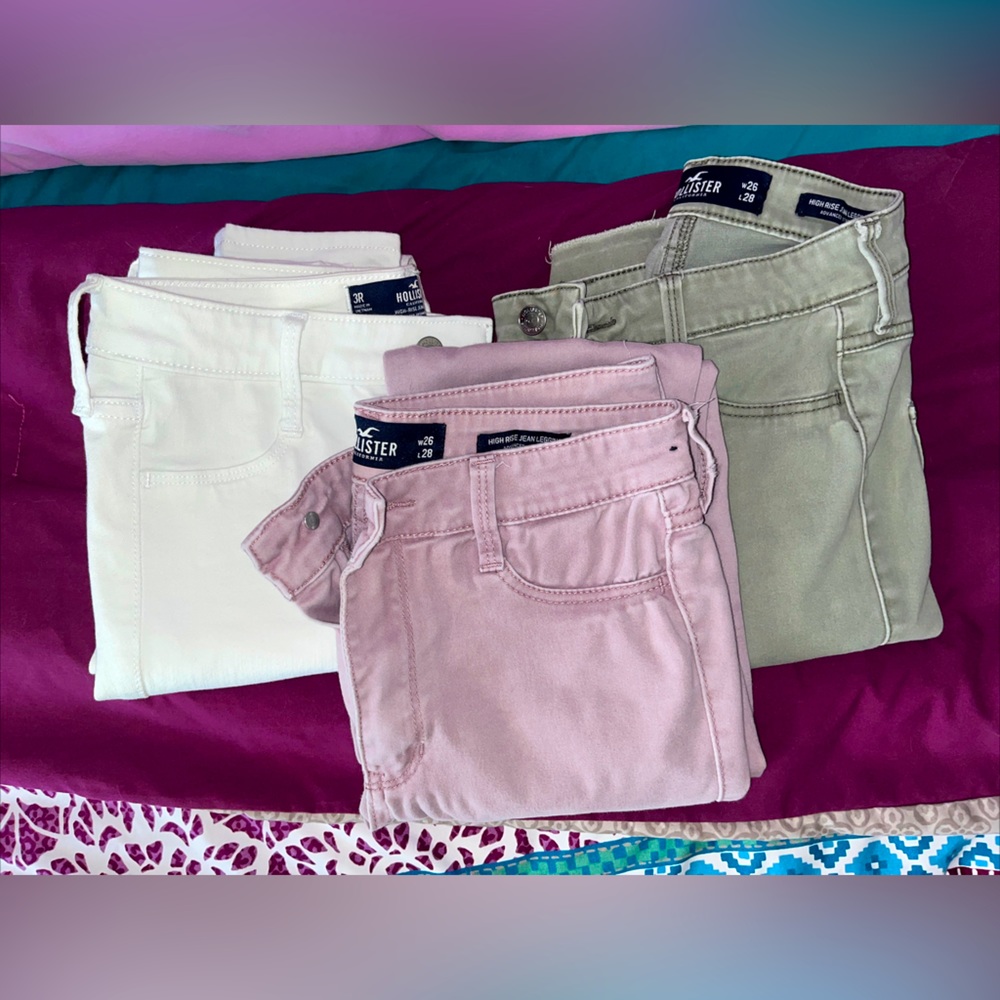 Hollister Skinny Jeans Size 3R Set of 3